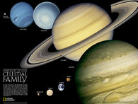 Buy map The Solar System, 2-Sided, Tubed by National Geographic Maps