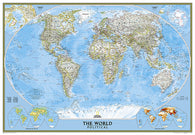 Buy map World, Classic, Enlarged and Tubed by National Geographic Maps