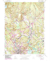 Ashaway Rhode Island Historical topographic map, 1:24000 scale, 7.5 X 7.5 Minute, Year 1984
