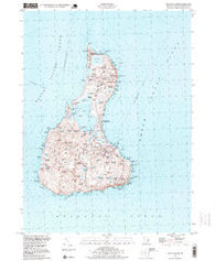 Block Island Rhode Island Historical topographic map, 1:24000 scale, 7.5 X 7.5 Minute, Year 1998