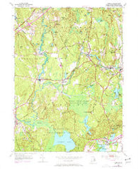 Carolina Rhode Island Historical topographic map, 1:24000 scale, 7.5 X 7.5 Minute, Year 1953