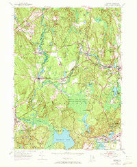 Carolina Rhode Island Historical topographic map, 1:24000 scale, 7.5 X 7.5 Minute, Year 1953