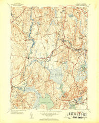 Carolina Rhode Island Historical topographic map, 1:31680 scale, 7.5 X 7.5 Minute, Year 1953