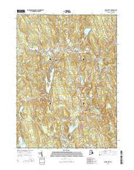 Chepachet Rhode Island Current topographic map, 1:24000 scale, 7.5 X 7.5 Minute, Year 2015