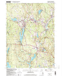 Chepachet Rhode Island Historical topographic map, 1:24000 scale, 7.5 X 7.5 Minute, Year 1999