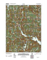 Clayville Rhode Island Historical topographic map, 1:24000 scale, 7.5 X 7.5 Minute, Year 2012