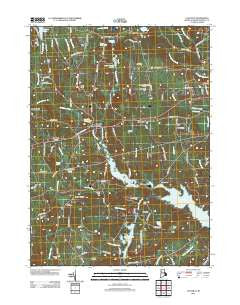 Clayville Rhode Island Historical topographic map, 1:24000 scale, 7.5 X 7.5 Minute, Year 2012