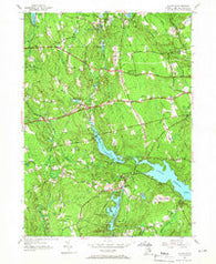 Clayville Rhode Island Historical topographic map, 1:24000 scale, 7.5 X 7.5 Minute, Year 1955