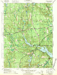 Clayville Rhode Island Historical topographic map, 1:31680 scale, 7.5 X 7.5 Minute, Year 1943
