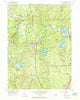 Coventry Center Rhode Island Historical topographic map, 1:24000 scale, 7.5 X 7.5 Minute, Year 1955