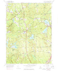 Coventry Center Rhode Island Historical topographic map, 1:24000 scale, 7.5 X 7.5 Minute, Year 1955