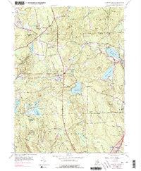 Coventry Center Rhode Island Historical topographic map, 1:24000 scale, 7.5 X 7.5 Minute, Year 1955