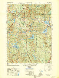 Coventry Rhode Island Historical topographic map, 1:25000 scale, 7.5 X 7.5 Minute, Year 1950