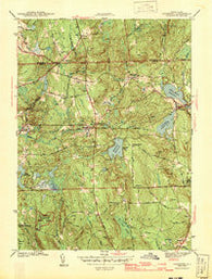 Coventry Rhode Island Historical topographic map, 1:31680 scale, 7.5 X 7.5 Minute, Year 1943