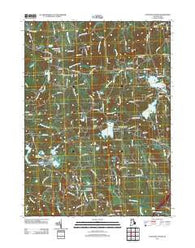 Coventry Center Rhode Island Historical topographic map, 1:24000 scale, 7.5 X 7.5 Minute, Year 2012