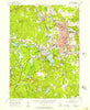 Crompton Rhode Island Historical topographic map, 1:24000 scale, 7.5 X 7.5 Minute, Year 1955