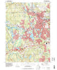 Crompton Rhode Island Historical topographic map, 1:24000 scale, 7.5 X 7.5 Minute, Year 1995