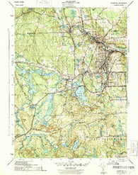 Crompton Rhode Island Historical topographic map, 1:31680 scale, 7.5 X 7.5 Minute, Year 1943
