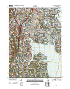 East Greenwich Rhode Island Historical topographic map, 1:24000 scale, 7.5 X 7.5 Minute, Year 2012