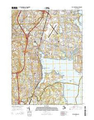 East Greenwich Rhode Island Current topographic map, 1:24000 scale, 7.5 X 7.5 Minute, Year 2015