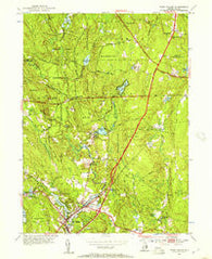 Hope Valley Rhode Island Historical topographic map, 1:24000 scale, 7.5 X 7.5 Minute, Year 1953