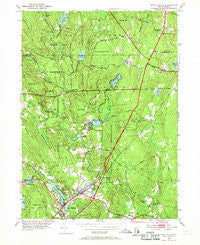 Hope Valley Rhode Island Historical topographic map, 1:24000 scale, 7.5 X 7.5 Minute, Year 1953