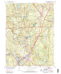 Hope Valley Rhode Island Historical topographic map, 1:24000 scale, 7.5 X 7.5 Minute, Year 1953
