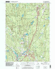 Hope Valley Rhode Island Historical topographic map, 1:24000 scale, 7.5 X 7.5 Minute, Year 2001