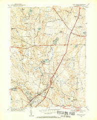 Hope Valley Rhode Island Historical topographic map, 1:31680 scale, 7.5 X 7.5 Minute, Year 1953