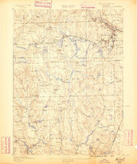 Kent Rhode Island Historical topographic map, 1:62500 scale, 15 X 15 Minute, Year 1890