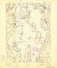Narragansett Bay Rhode Island Historical topographic map, 1:62500 scale, 15 X 15 Minute, Year 1892