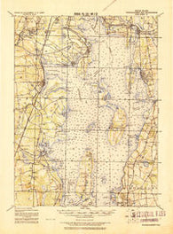 Narragansett Bay Rhode Island Historical topographic map, 1:62500 scale, 15 X 15 Minute, Year 1919