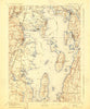 Narragansett Bay Rhode Island Historical topographic map, 1:62500 scale, 15 X 15 Minute, Year 1892