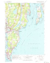 Narragansett Pier Rhode Island Historical topographic map, 1:24000 scale, 7.5 X 7.5 Minute, Year 1957