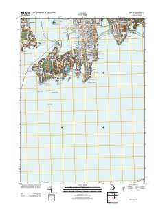 Newport Rhode Island Historical topographic map, 1:24000 scale, 7.5 X 7.5 Minute, Year 2012
