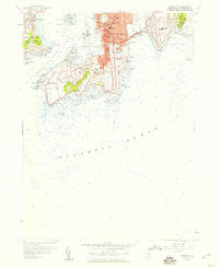 Newport Rhode Island Historical topographic map, 1:24000 scale, 7.5 X 7.5 Minute, Year 1957