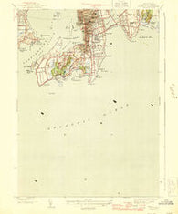 Newport Rhode Island Historical topographic map, 1:31680 scale, 7.5 X 7.5 Minute, Year 1944