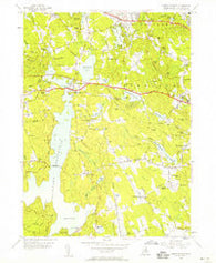 North Scituate Rhode Island Historical topographic map, 1:24000 scale, 7.5 X 7.5 Minute, Year 1955