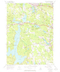 North Scituate Rhode Island Historical topographic map, 1:24000 scale, 7.5 X 7.5 Minute, Year 1955