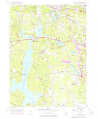 North Scituate Rhode Island Historical topographic map, 1:24000 scale, 7.5 X 7.5 Minute, Year 1955