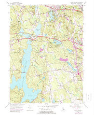 North Scituate Rhode Island Historical topographic map, 1:24000 scale, 7.5 X 7.5 Minute, Year 1975