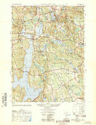 North Scituate Rhode Island Historical topographic map, 1:25000 scale, 7.5 X 7.5 Minute, Year 1950