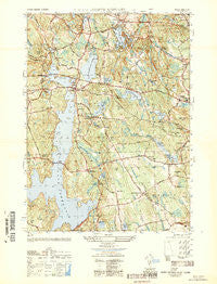 North Scituate Rhode Island Historical topographic map, 1:25000 scale, 7.5 X 7.5 Minute, Year 1950