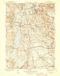 North Scituate Rhode Island Historical topographic map, 1:31680 scale, 7.5 X 7.5 Minute, Year 1943