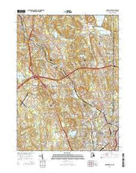 Pawtucket Rhode Island Current topographic map, 1:24000 scale, 7.5 X 7.5 Minute, Year 2015
