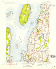 Prudence Island Rhode Island Historical topographic map, 1:31680 scale, 7.5 X 7.5 Minute, Year 1939