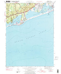 Quonochontaug Rhode Island Historical topographic map, 1:24000 scale, 7.5 X 7.5 Minute, Year 1953