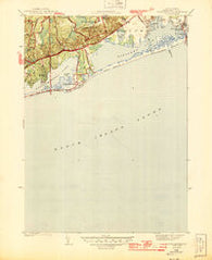 Quonochontaug Rhode Island Historical topographic map, 1:31680 scale, 7.5 X 7.5 Minute, Year 1944