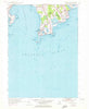 Sakonnet Point Rhode Island Historical topographic map, 1:24000 scale, 7.5 X 7.5 Minute, Year 1955