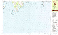 Sakonnet Point Rhode Island Historical topographic map, 1:25000 scale, 7.5 X 15 Minute, Year 1984